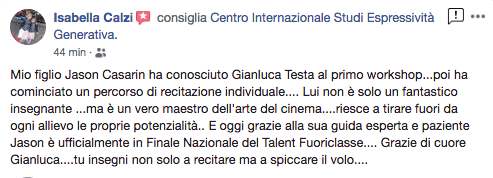 Gianluca Testa recensione espressività generativa isabella calzi
