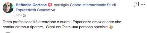 recensione gianluca testa espressività generativa raffaella cortese